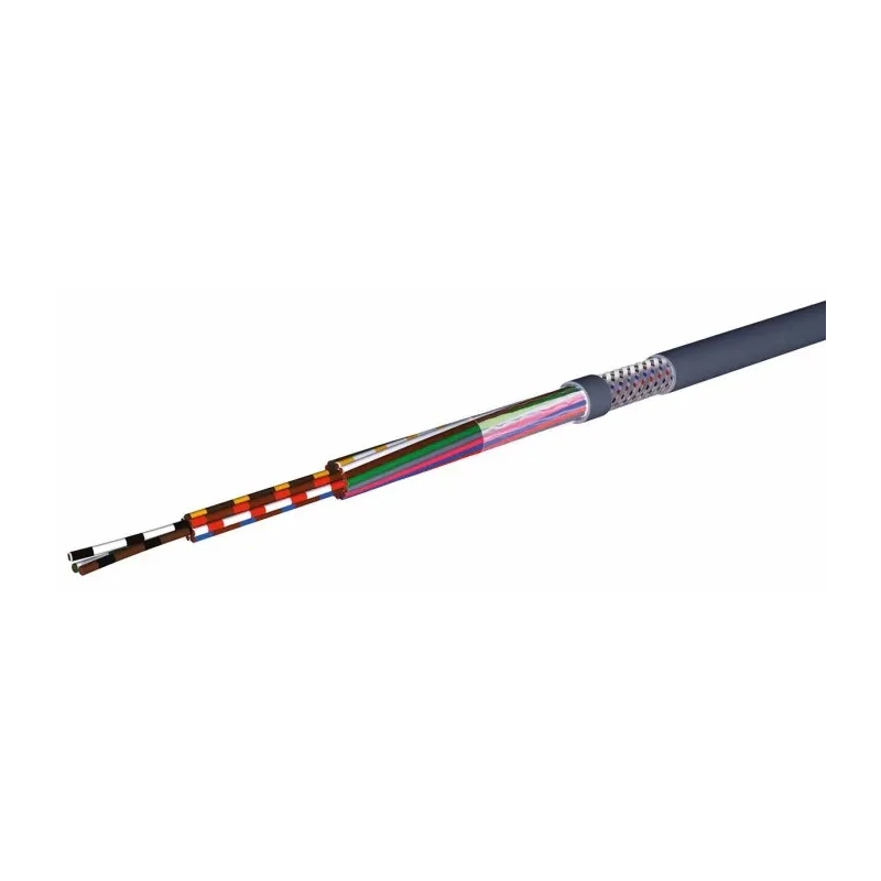AXINDUS HIFLEX-CY Control Cable 12 Cores 1mm² 17 AWG Screened Stranded Grey Polyvinyl Chloride Sheath 100m 91210100