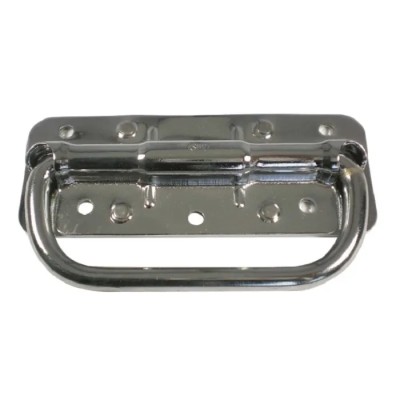 Savigny Steel Carrying Handle Zinc Plated Steel Material Screw Fixing 60kg Load Capacity 125mm Width 48mm Height 40301 ZI