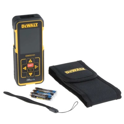 DeWALT Professional Laser Measure 10 to 100 m Range ±1 mm/m Accuracy DW03101-XJ