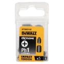 DeWALT Impact Torsion Screwdriver Bit Set 5-Piece with 15-Degree Reflex Core DT7993T-QZ