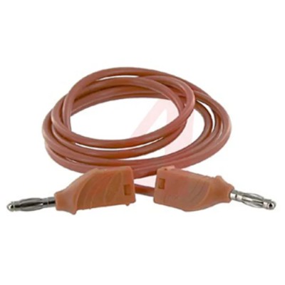 Mueller Electric Connector Test Lead 20A, 3kV, Red, 1 m Lead Length BU-2929-M-39-2