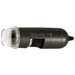 Dino-Lite VGA Microscope with Polariser 10x to 70x and 200x Magnification, 1024x768 XGA Resolution, White LED AM5116ZT