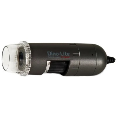 Dino-Lite VGA Microscope with Polariser 10x to 70x and 200x Magnification, 1024x768 XGA Resolution, White LED AM5116ZT
