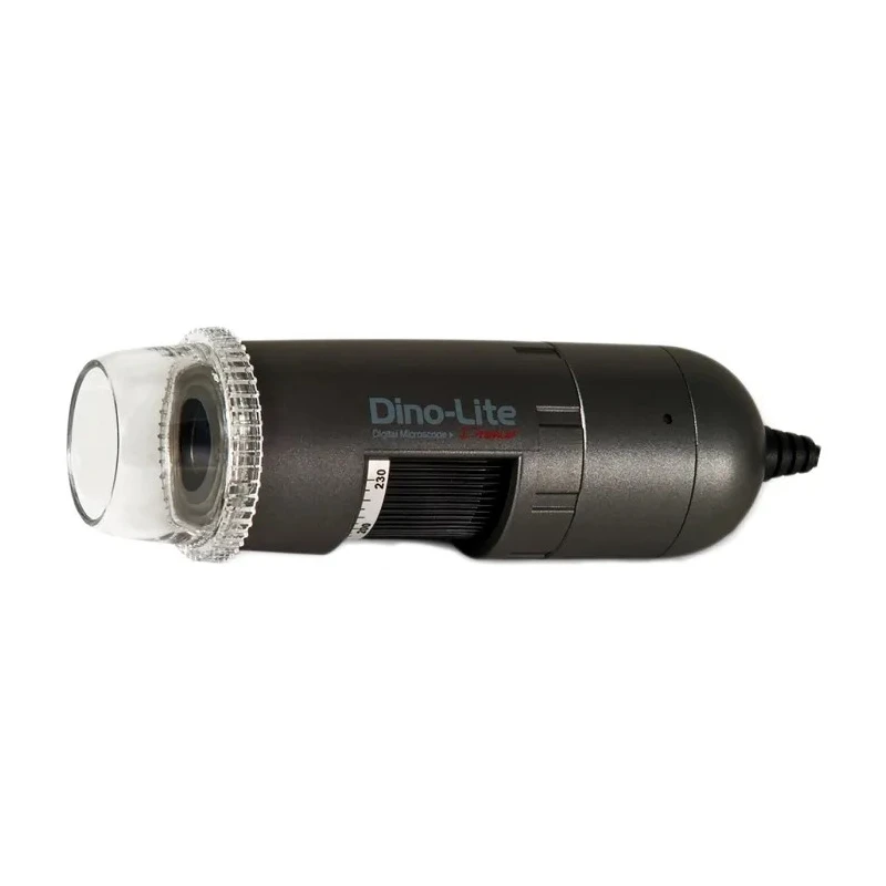 Dino-Lite VGA Microscope with Polariser 10x to 70x and 200x Magnification, 1024x768 XGA Resolution, White LED AM5116ZT