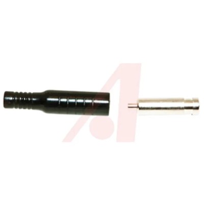 Mueller Electric Black Female Banana Socket 4 mm Connector 5000V dc 15A Nickel Plating BU-P5168-0