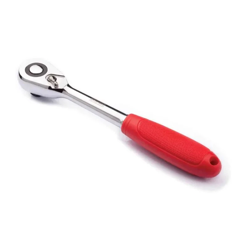 RS PRO 3/8 in Drive Ratchet with Ratchet Handle, 48 Tooth, Chrome Vanadium Steel, 200mm Overall 194-4595