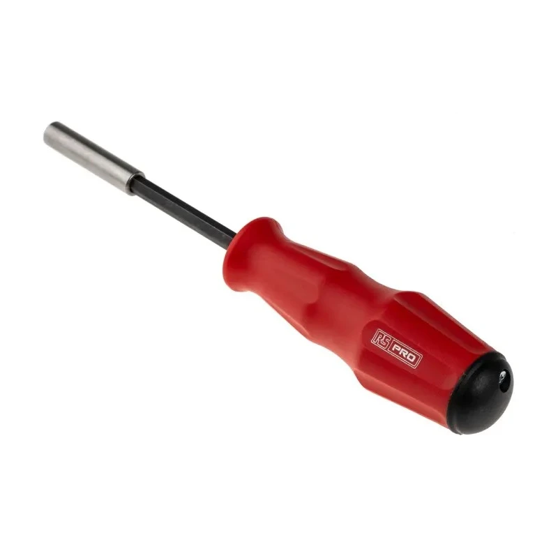 RS PRO Hexagon Bit Driver with 1/4 in Tip and 100 mm Chrome Vanadium Steel Blade 194-4703