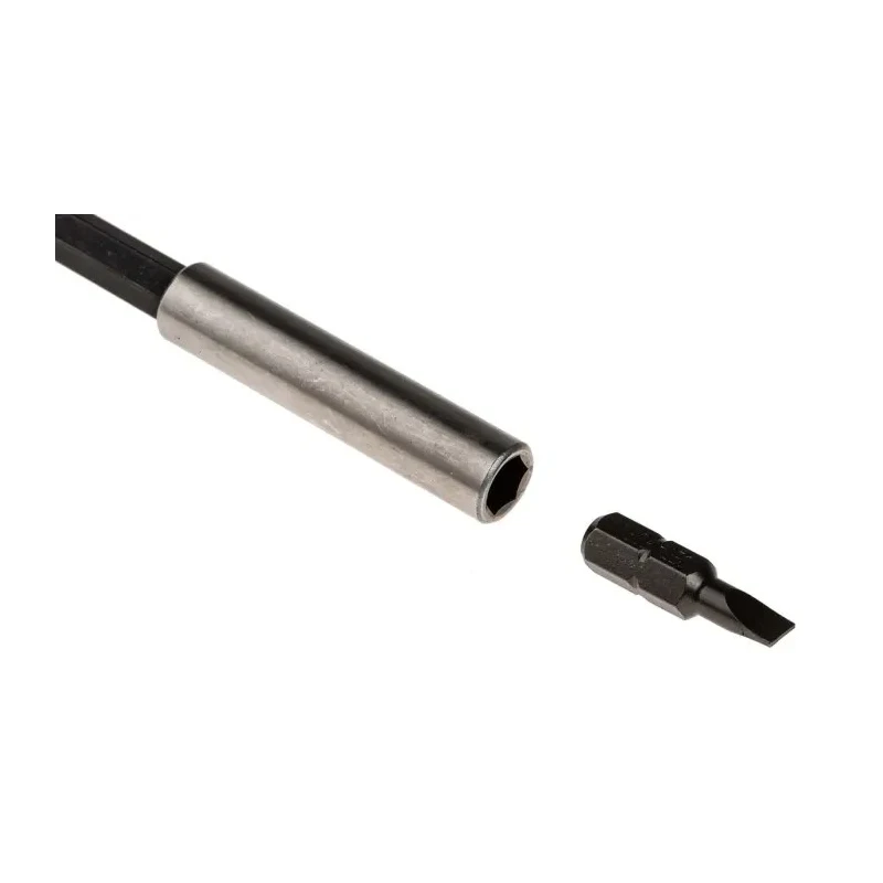 RS PRO Hexagon Bit Driver with 1/4 in Tip and 100 mm Chrome Vanadium Steel Blade 194-4703