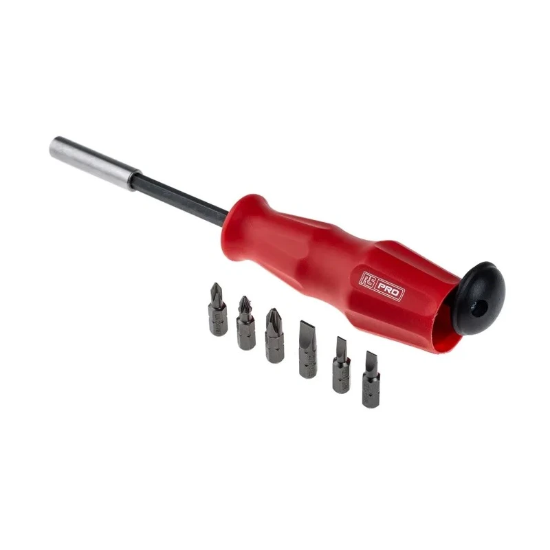 RS PRO Hexagon Bit Driver with 1/4 in Tip and 100 mm Chrome Vanadium Steel Blade 194-4703