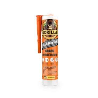 GORILLA GLUE EUROPE LTD GRAB ADHESIVE Paste Cartridge 290 ml 10°C to 40°C Operating Temperature 2044000