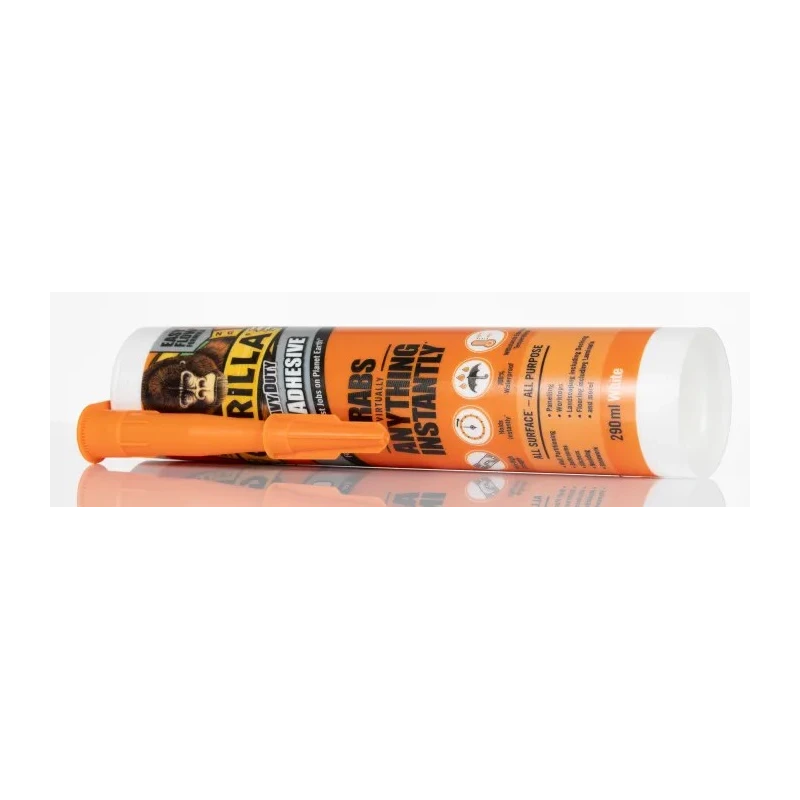 GORILLA GLUE EUROPE LTD GRAB ADHESIVE Paste Cartridge 290 ml 10°C to 40°C Operating Temperature 2044000