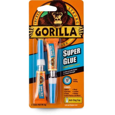 GORILLA GLUE EUROPE LTD Gorilla Glue Liquid Super Glue, 6 g 4044100