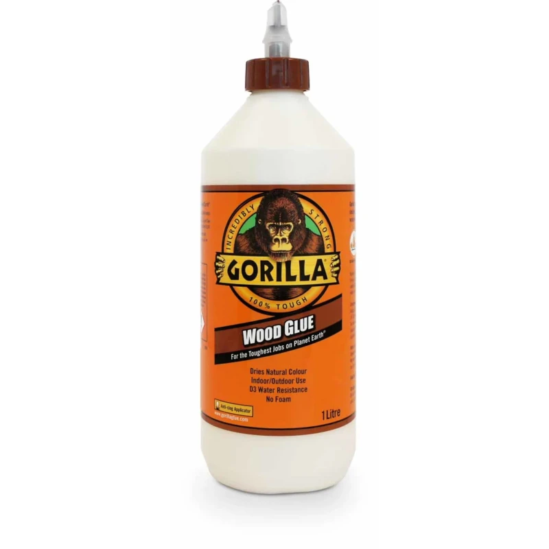 GORILLA GLUE EUROPE LTD Gorilla Wood Glue Liquid PVA Glue, 1 L 5044361