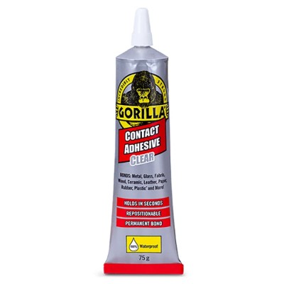 GORILLA GLUE EUROPE LTD Gorilla Contact Adhesive Liquid Adhesive Clear 75 g 2144000