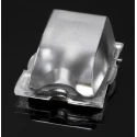 Ledil Strada-T Series LED Lens Asymmetric Beam Rectangular Clear Polymethyl Methacrylate CA13493_STRADA-T-DN