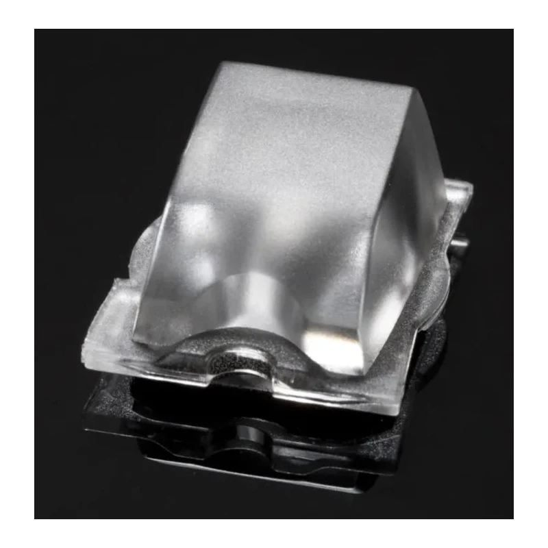 Ledil Strada-T Series LED Lens Asymmetric Beam Rectangular Clear Polymethyl Methacrylate CA13493_STRADA-T-DN