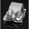 Ledil Strada-T Series LED Lens Asymmetric Beam Rectangular Clear Polymethyl Methacrylate CA13493_STRADA-T-DN