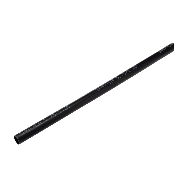 HellermannTyton Halogen Free Polyolefin Heat Shrink Tubing Black 5.75 mm Sleeve Diameter x 1.2 m Length 4:1 Shrink SA47-LA