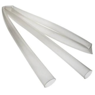 HellermannTyton Clear Heat Shrink Tubing 1.6 mm Sleeve Diameter x 1.2 m Length 2:1 Shrink Ratio TK20
