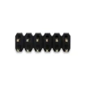 Digilent 240 Series Straight Through Hole PCB Header, 12 Contacts, 0.64 mm Pitch, 2 Row, Unshrouded 240-062
