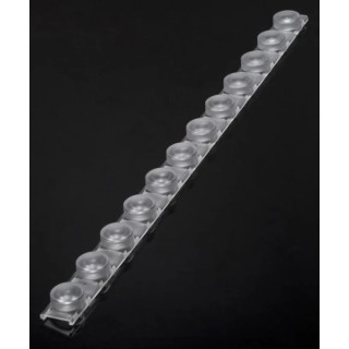 Ledil Vanessa Series LED Lens 17 ° Rectangular Beam, Clear Polymethyl Methacrylate, 295mm Length C13869_VANESSA-B-S