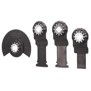 Makita 4-Piece Multi-Tool Plunge Cut Set Multitool Accessory for Use with Multi-Cutter B-67480