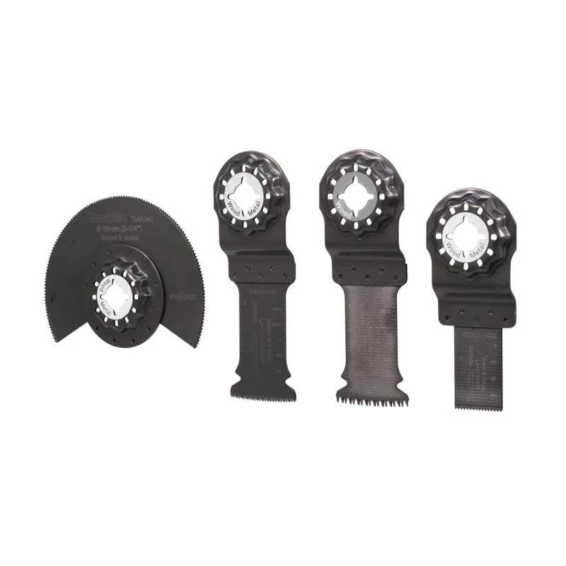 Makita 4-Piece Multi-Tool Plunge Cut Set Multitool Accessory for Use with Multi-Cutter B-67480