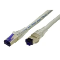 Roline Shielded Screened Cat6a Ethernet Cable, Grey, 30 m Length, Solid Copper Conductor, PVC Jacket Cat6a