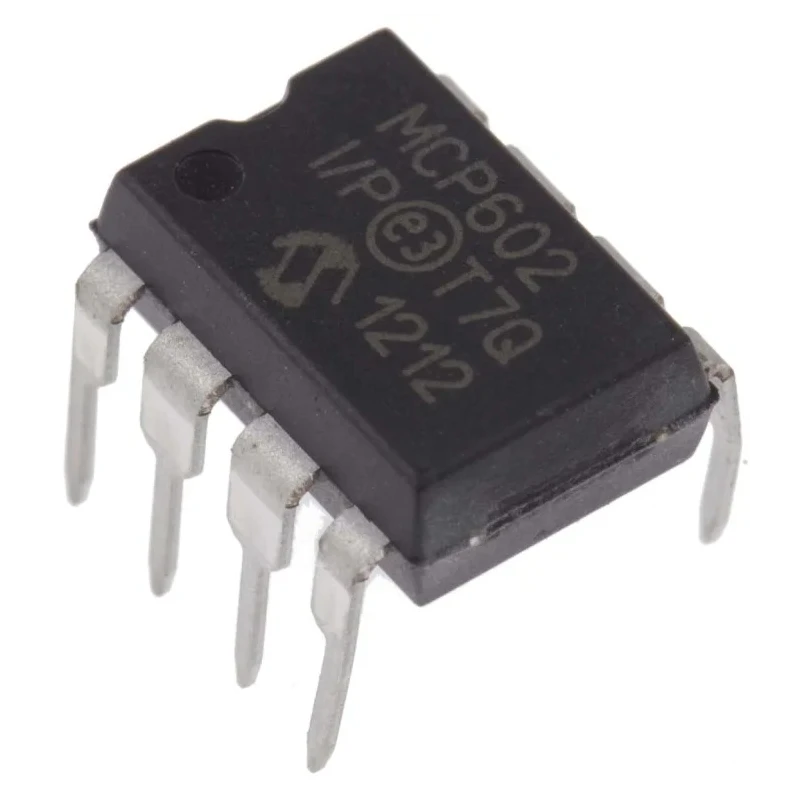 Microchip Operational Amplifier 2.8 MHz Gain Bandwidth, 8-Pin PDIP, 3-5 V Supply MCP602-I/P