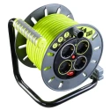 RS PRO 25 m 4 Socket Type F German Schuko High-Visibility Cable Reel, 16A, 240V 889-2494