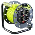 RS PRO 25 m 4 Socket Type F German Schuko High-Visibility Cable Reel, 16A, 240V 889-2494