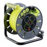 RS PRO Robust 25 m Cable Reel with 4 Type G British Standard Sockets 13A, 240V, PVC Jacket HO5VV-F Series 889-2490