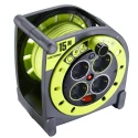RS PRO 15 m 4 Socket Type F German Schuko Cable Reel Cable Reel 240V 16A 889-2497