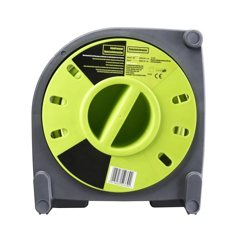 RS PRO 15 m 4 Socket Type F German Schuko Cable Reel Cable Reel 240V 16A 889-2497