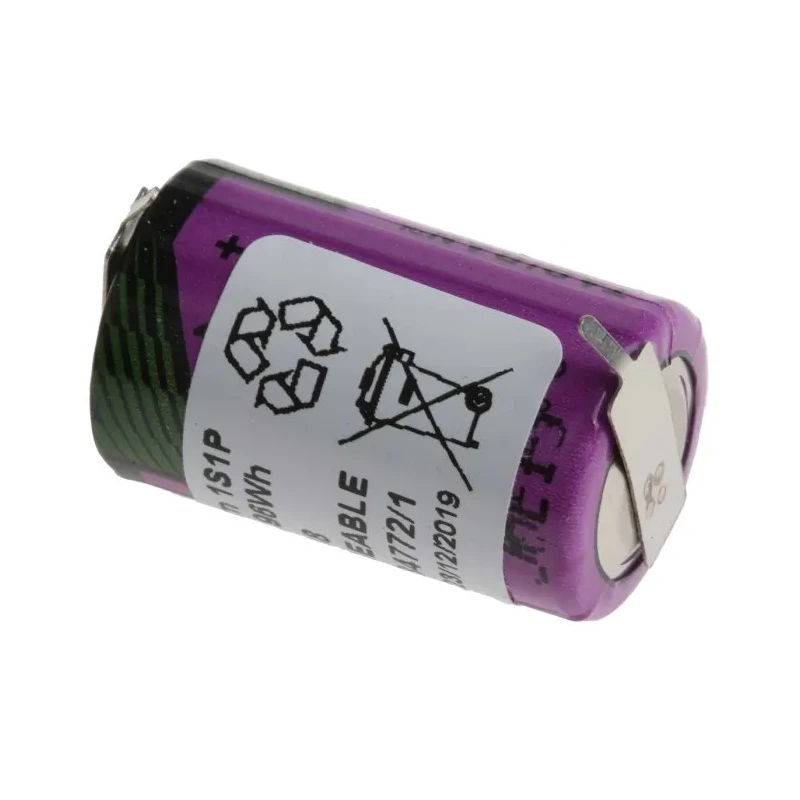 Tadiran 1/2 AA Lithium Thionyl Chloride Battery 3.6 V 1.1 Ah 14.7 mm SL-750/PR