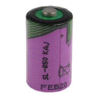Tadiran Lithium Thionyl Chloride 3.6 V 1/2 AA Battery, 1.2 Ah, 14.7 mm SL-850/S