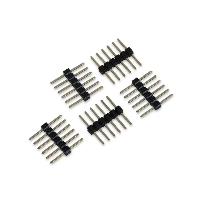 Digilent 240 Series Straight Through Hole Pin Header 6 Contacts 0.64 mm Pitch 1 Row Unshrouded 240-004