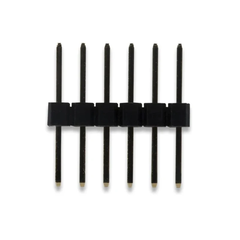 Digilent 240 Series Straight Through Hole Pin Header 6 Contacts 0.64 mm Pitch 1 Row Unshrouded 240-004