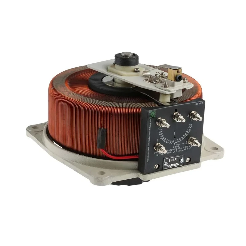 RS PRO Variac Single Phase 3.6 kVA Manual Surface Mount 240 V Input 0 to 270 V Output 15 A Clockwise Knob 890-2787