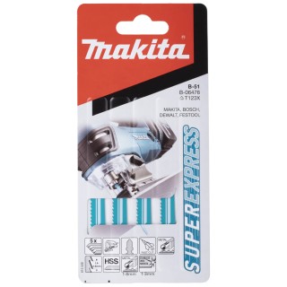 Makita Metal Cutting Jigsaw Blade High Speed Steel 75 mm 2.6 Teeth Per Inch B-06476