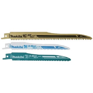 Makita Reciprocating Saw Blade 3-Piece 100 mm Bi-Metal B-13677