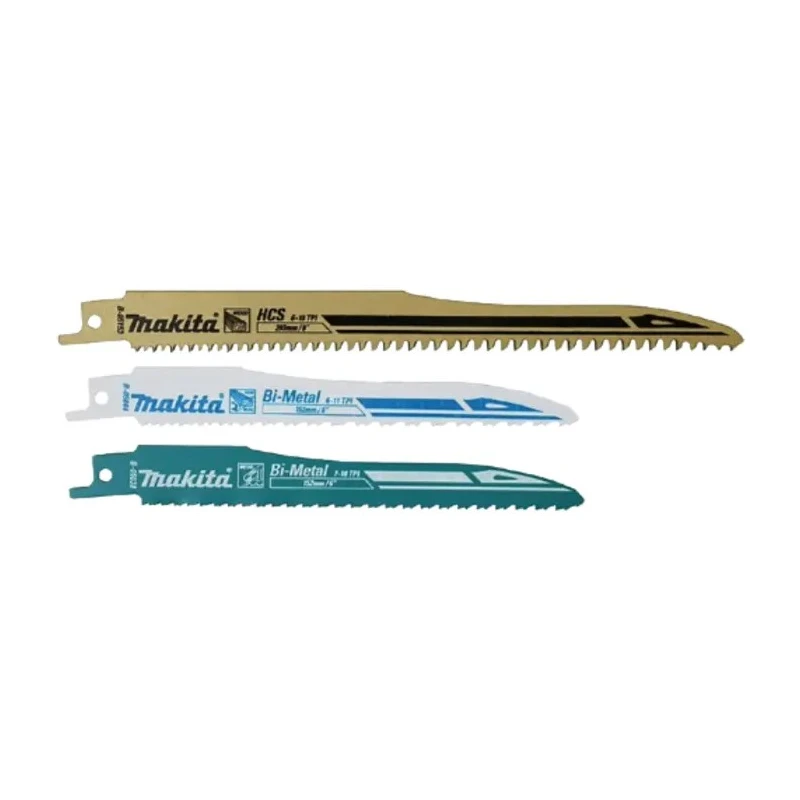 Makita Reciprocating Saw Blade 3-Piece 100 mm Bi-Metal B-13677