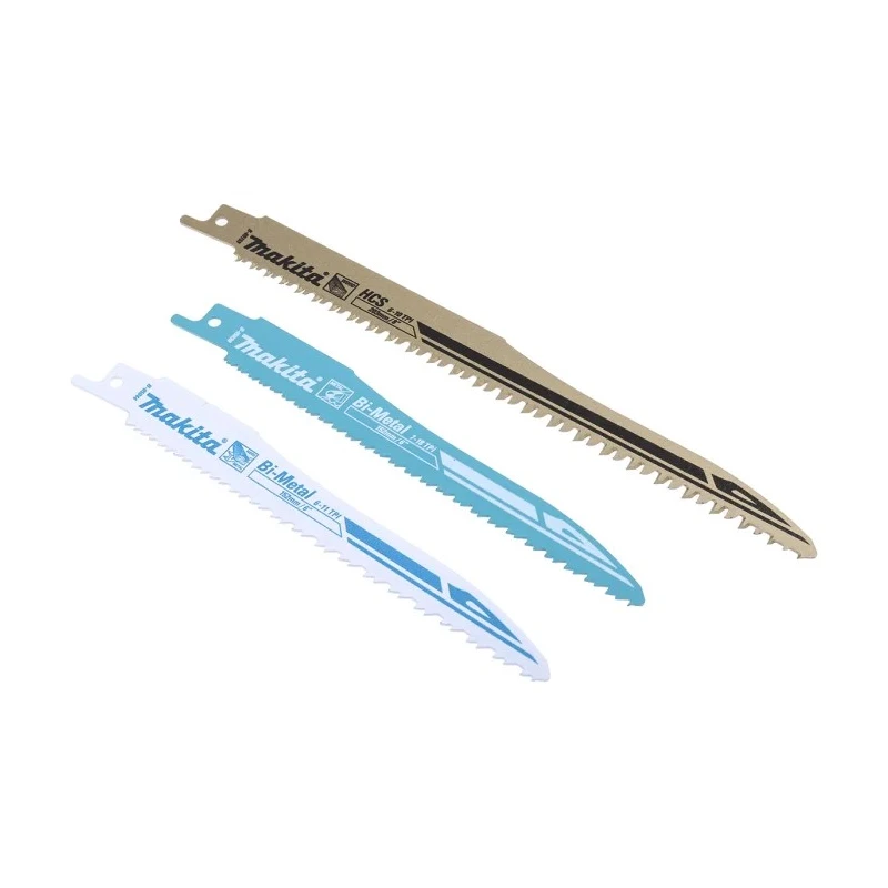 Makita Reciprocating Saw Blade 3-Piece 100 mm Bi-Metal B-13677