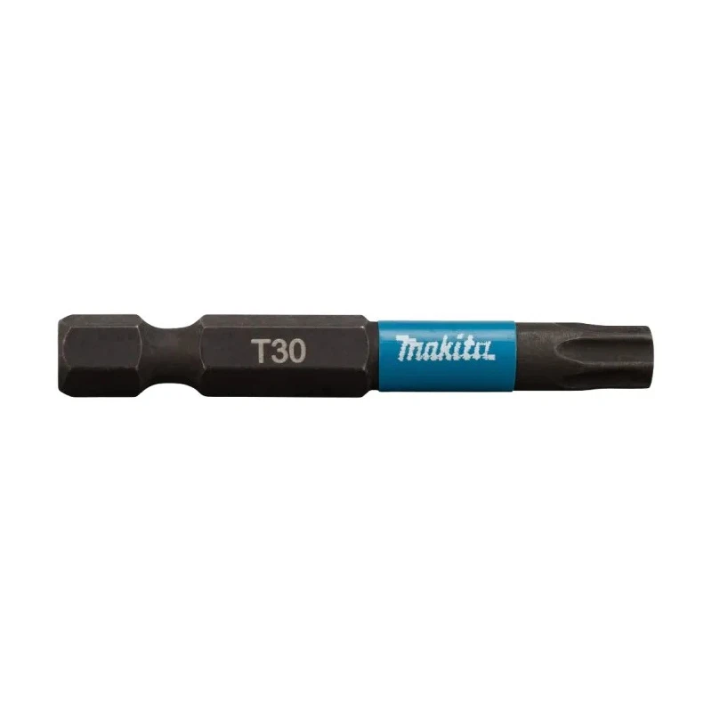Makita Hex Screwdriver Bit, 6.35 mm Drive Size, T30 Head, 50 mm Overall Length B-63806