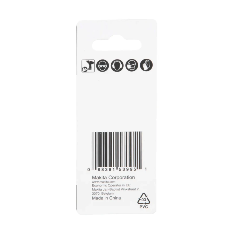 Makita Hex Screwdriver Bit, 1/4 in Drive, 1/4 in Tip, Alloy Steel, 50mm Overall Length B-66824