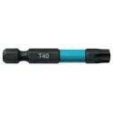Makita Hex Screwdriver Bit, 6.35 mm Drive Size, T40 Head, 50 mm Overall Length B-63812