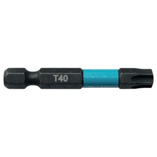 Makita Hex Screwdriver Bit, 6.35 mm Drive Size, T40 Head, 50 mm Overall Length B-63812