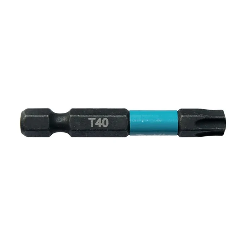 Makita Hex Screwdriver Bit, 6.35 mm Drive Size, T40 Head, 50 mm Overall Length B-63812