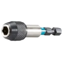 Makita 1/4 in Hex Drive Bit Holder, 60mm Overall Length, Black Finish B-66802
