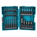 Makita Hex, Phillips, Pozidriv, Torx Screwdriver Bit Set, 33 Pieces, S2 Steel, 25mm Length, 1/4 in Drive Size B-66896